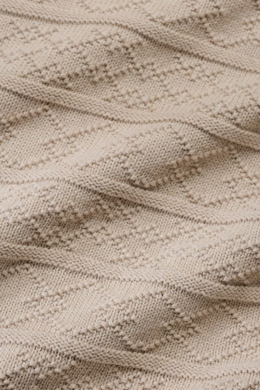 penkestle knitted jumper contains recycled cotton