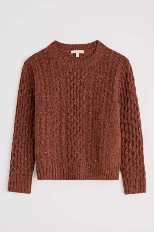 newlyn cable knit jumper