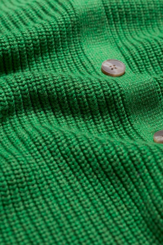 potters meadow organic cotton knitted cardigan