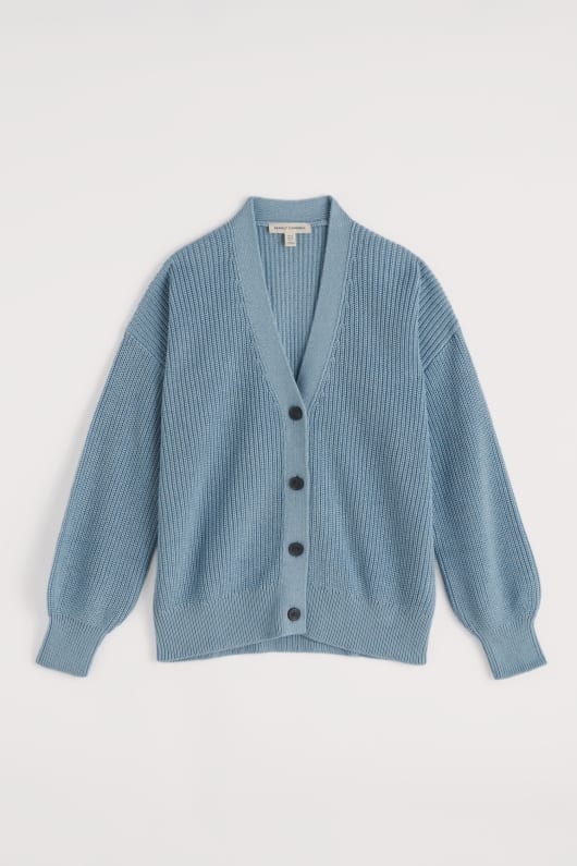 winding creek organic cotton knit cardigan